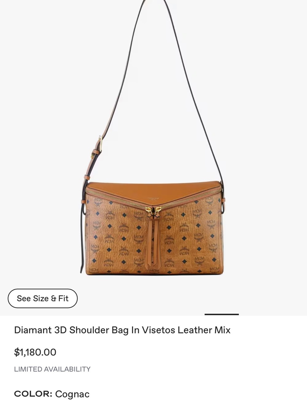 MCM Mustard Yellow Suede Interior with Embossed Leather Patch - Picture 12 of 16